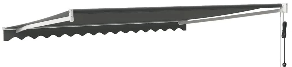 Toldo retrátil automático 5x3 m antracite