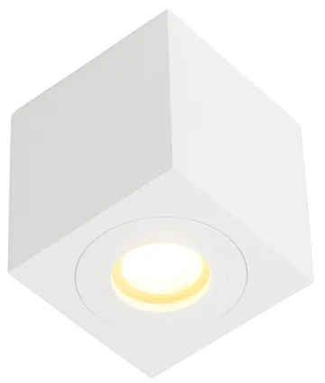 Foco de teto quadrado moderno branco - Capa Moderno