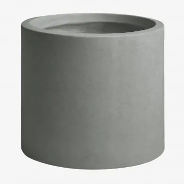 Vaso De Cimento Aurevi Ø55 Cm & Cinza Claro - Sklum