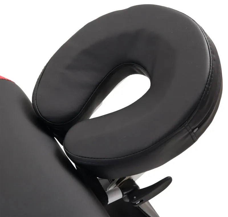 Marquesa Massaggio  Dobrável ´- Preto e Vermelho - Design Moderno