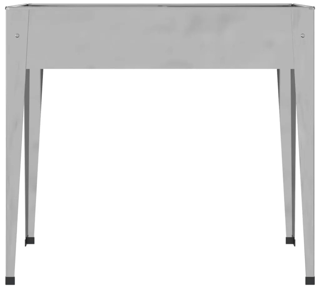 Vaso/floreira de jardim 100,5x40,5x90 cm aço galvanizado
