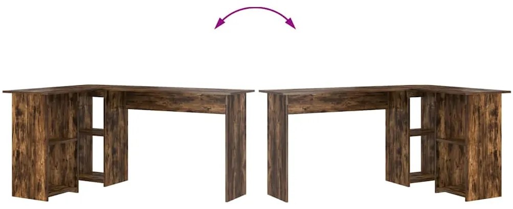 mesa de escritório Carvalho Fumado Carvalho fumado