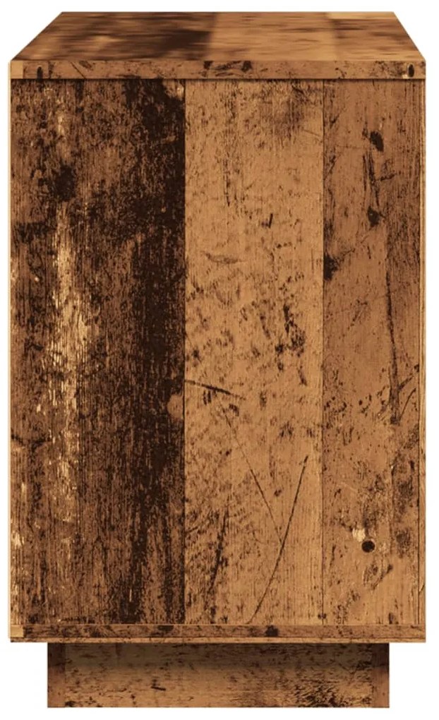 Aparador 102x35x55 cm derivados de madeira madeira velha
