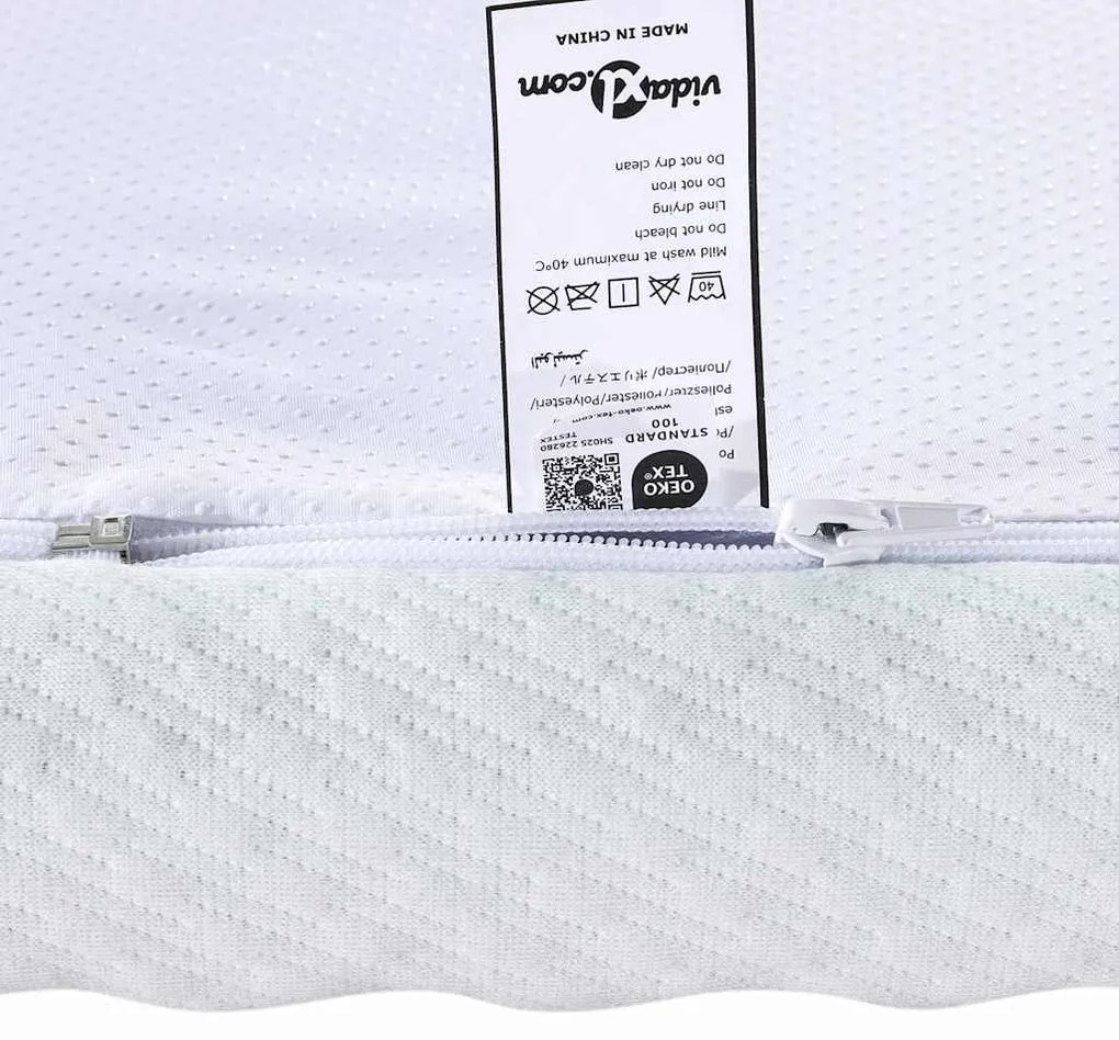 Protetores de Colchão Outros Branco e Verde 160 x 200 cm