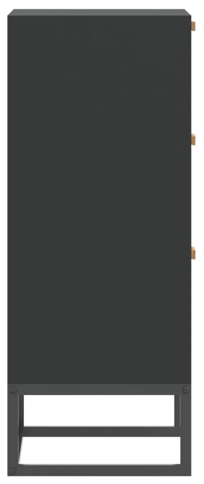 Aparador 60x30x75 cm derivados de madeira preto