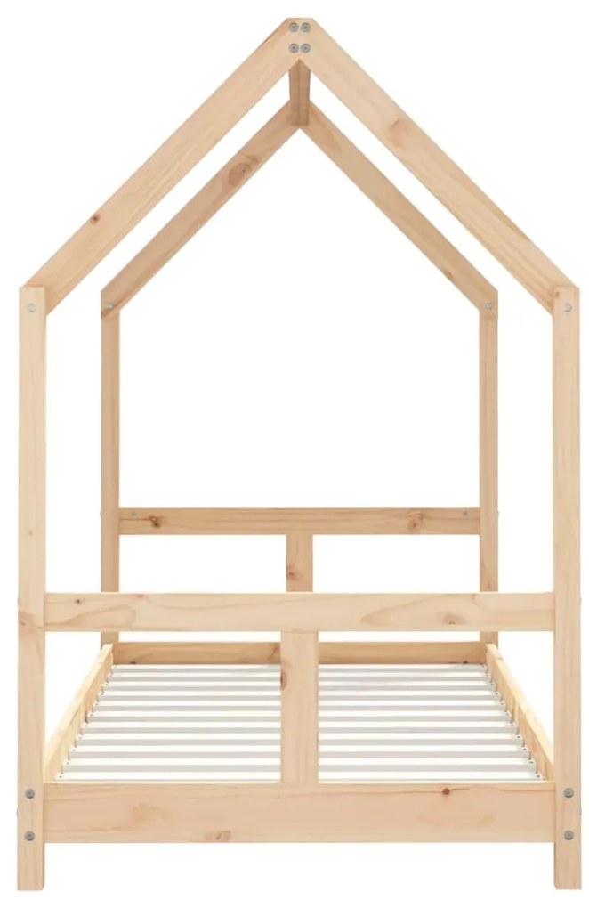 Estrutura de cama infantil 80x160 cm pinho maciço
