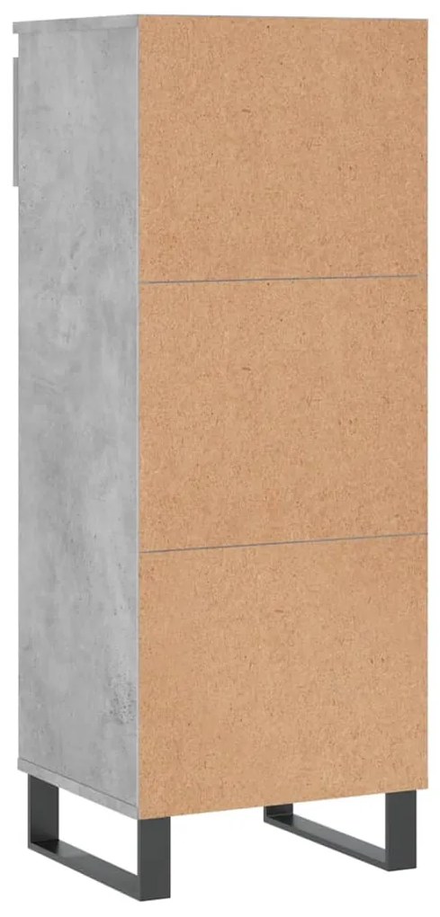 Sapateira 40x36x105 cm derivados de madeira cinzento cimento