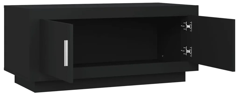 Mesa de centro 102x50x45 cm madeira processada preto