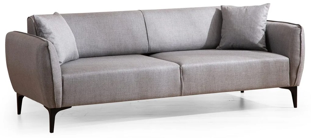 Sofá de 3 Lugares Belissimo – Cinzento – 220x67x95 cm