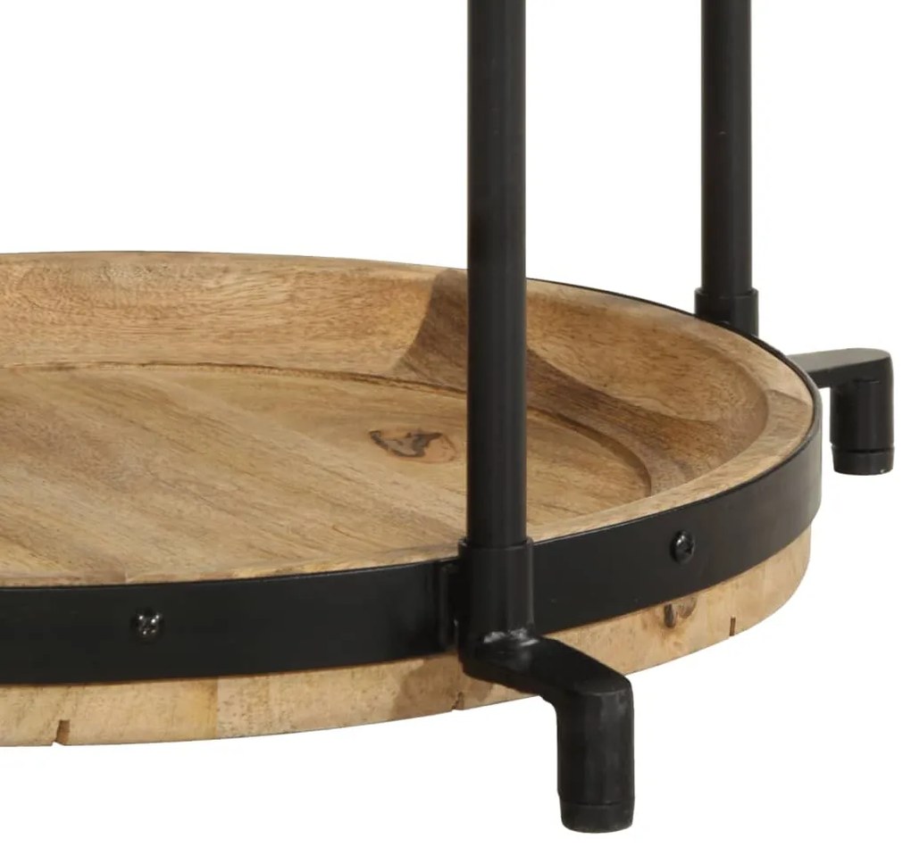 Mesa de apoio Ø55x83 cm madeira de mangueira maciça