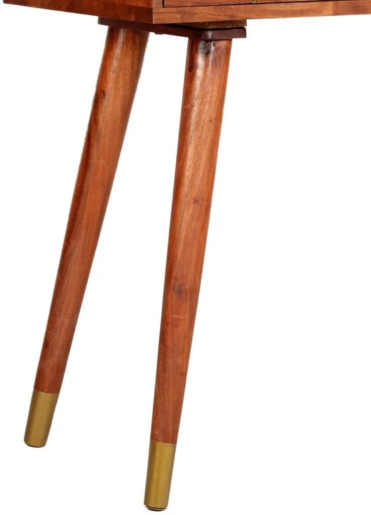 Mesa consola 90x35x76 cm madeira de acácia maciça