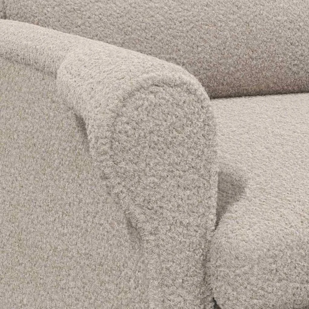 Poltrona Ergonómica Cinzento-claro Standard Poliéster, Madeira