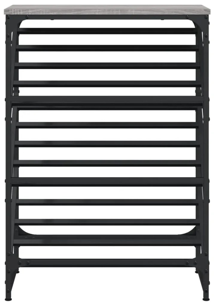 Sapateira 60x30x85 cm derivados de madeira cinzento sonoma