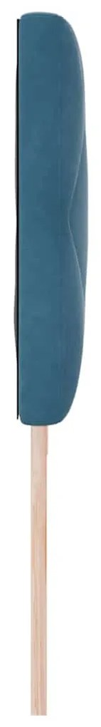 Cabeceira Estilo Diamante Azul Escuro - 200cm em Veludo