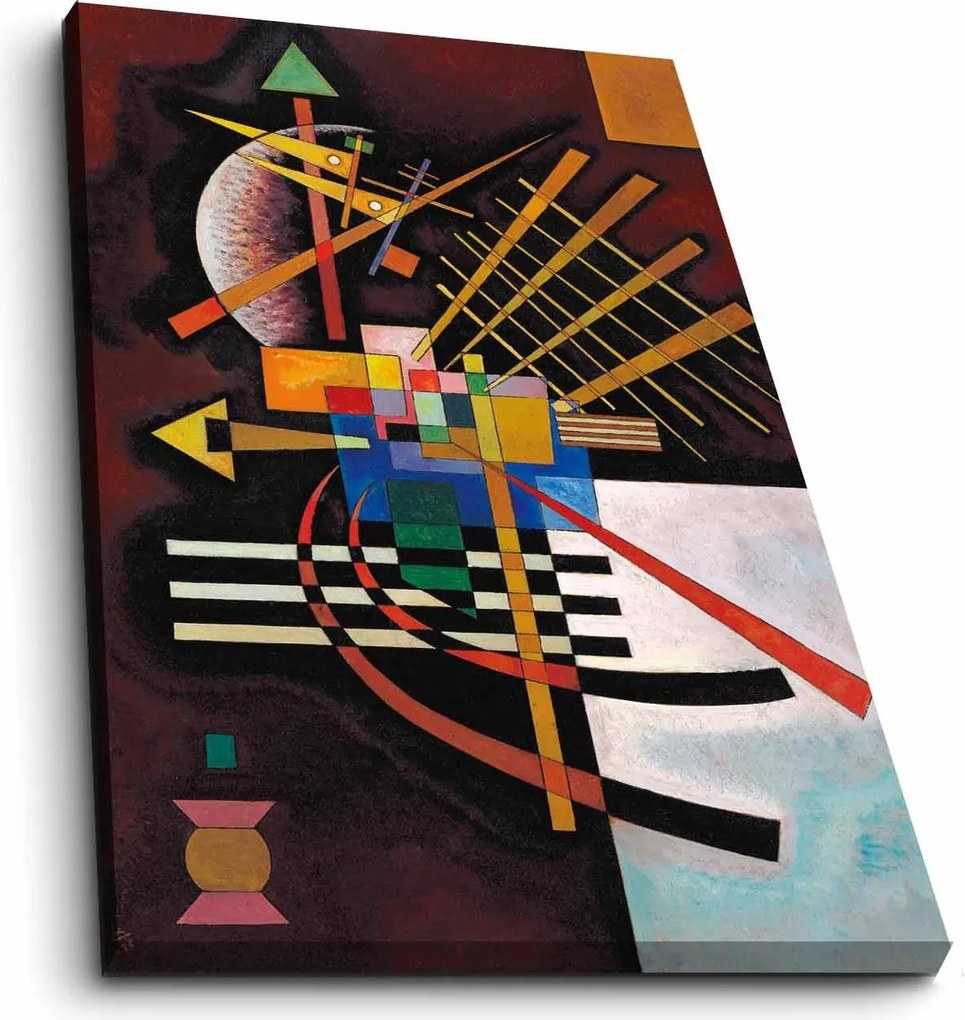 Pintura Decorativa em Tela FAMOUSART-031 – Multicolor – 45 x 70 cm