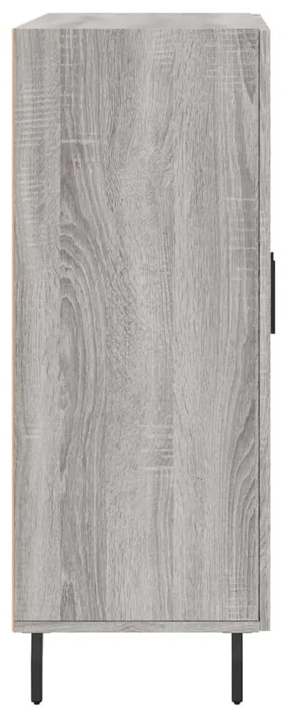 Aparador 69,5x34x90 cm derivados de madeira cinzento sonoma