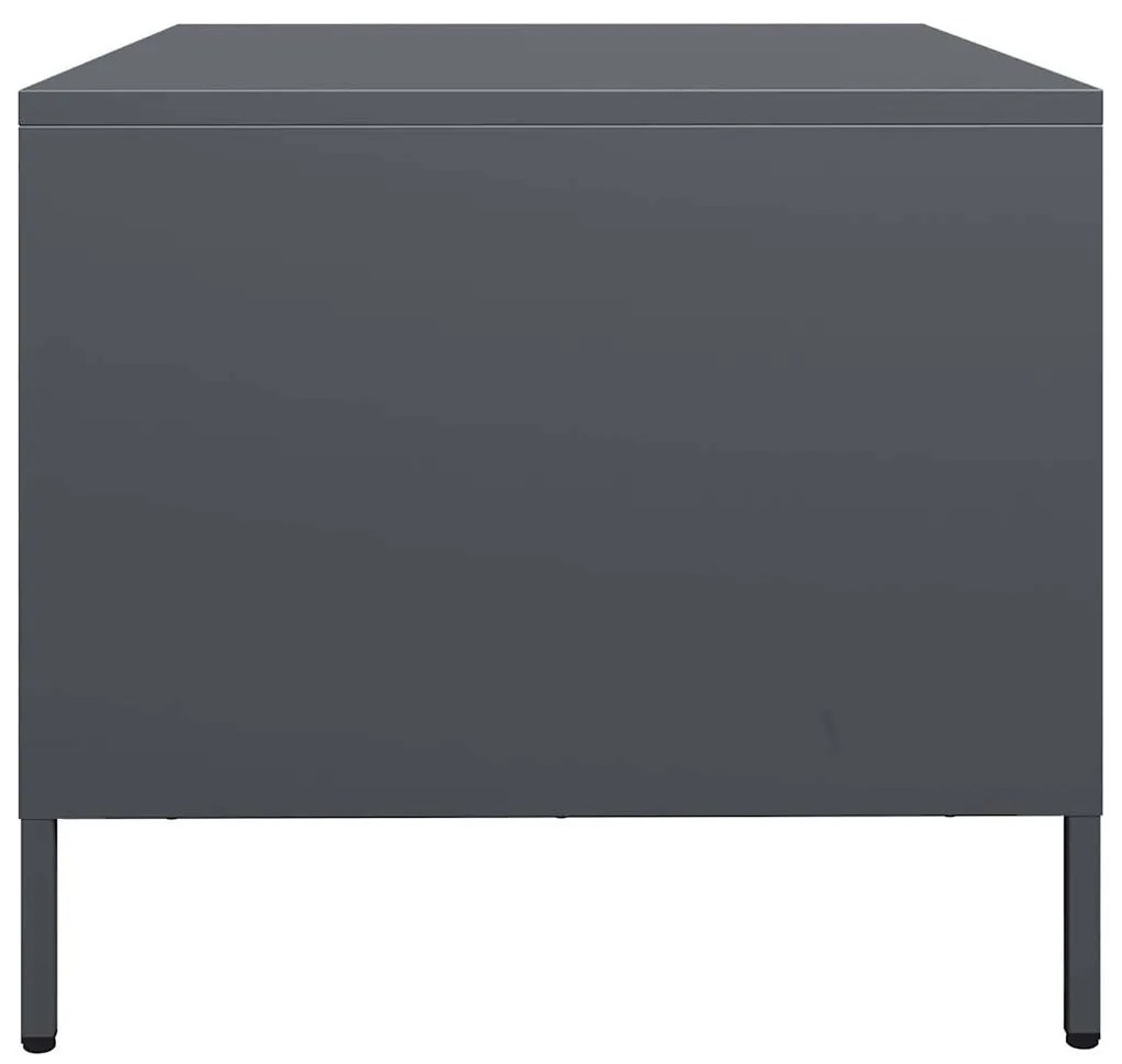 Mesa de centro 101,5x50x43,5 cm aço laminado a frio antracite