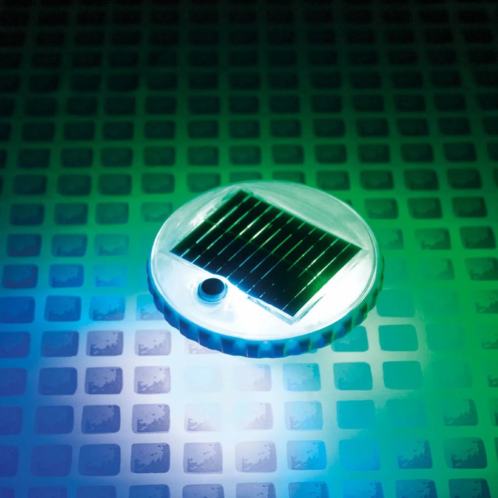 Luz Solar Flutuante para Piscina   Intex 28695         16,8 x 10,8 x 16,8 cm