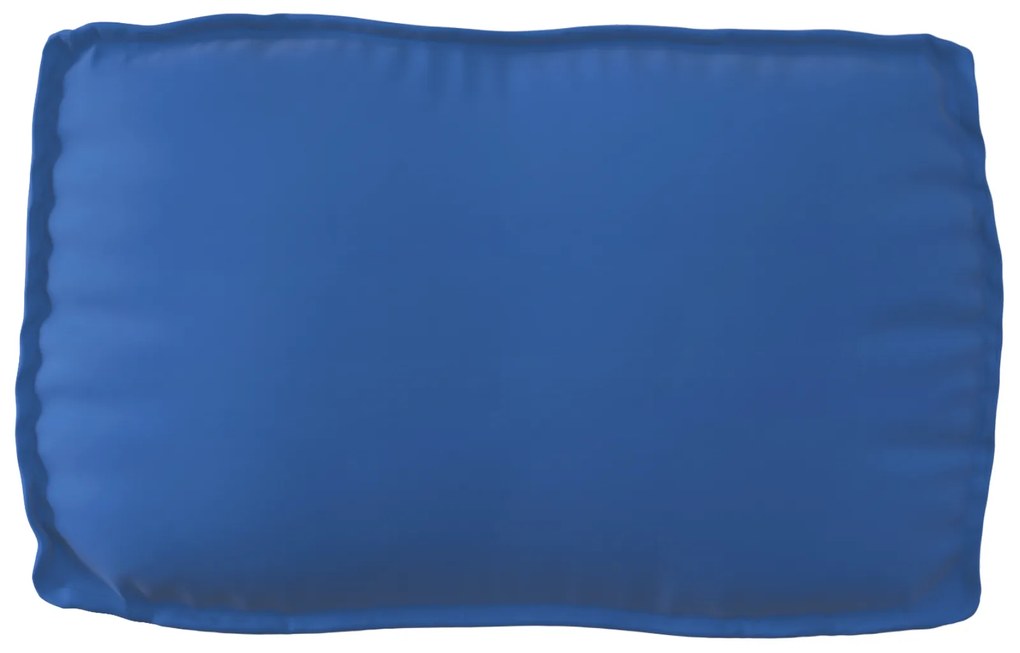 Conjunto de Almofadas de Palete 2 Peças Azul Royal Tecido Oxford