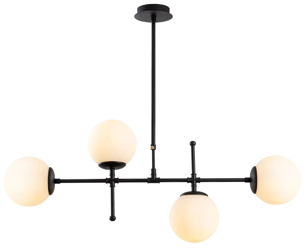 Chandelier Mudoni – Preto – 108 x 15 cm