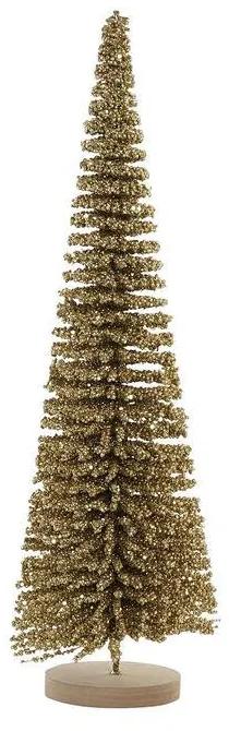 Árvore de Natal DKD Home Decor Dourado Poliéster (19 x 19 x 60 cm)