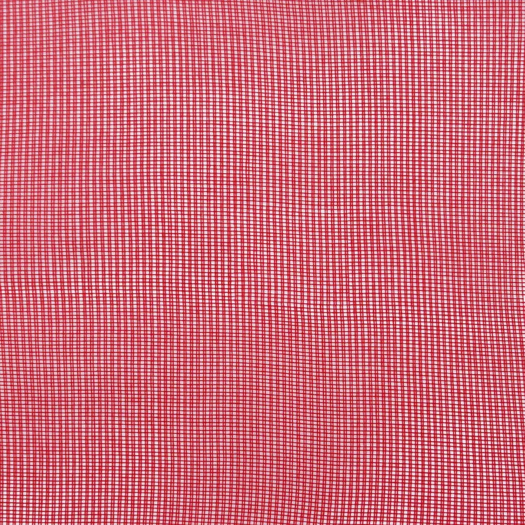 Cortinas de voile com ilhós 2 pcs vermelho tinto