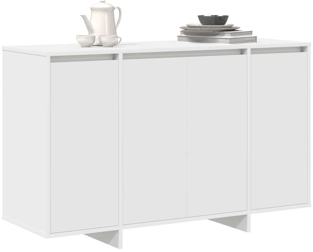 Buffet Branco Branco Madeira Engenheirada 120 x 41 x 75 cm