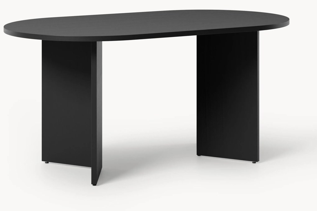 Mesa de jantar oval em madeira Toni, vários tamanhos