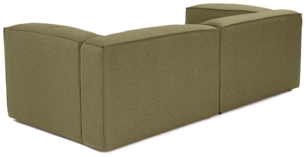 Sofá de 2 Lugares Fora – Verde – 214x66x105 cm