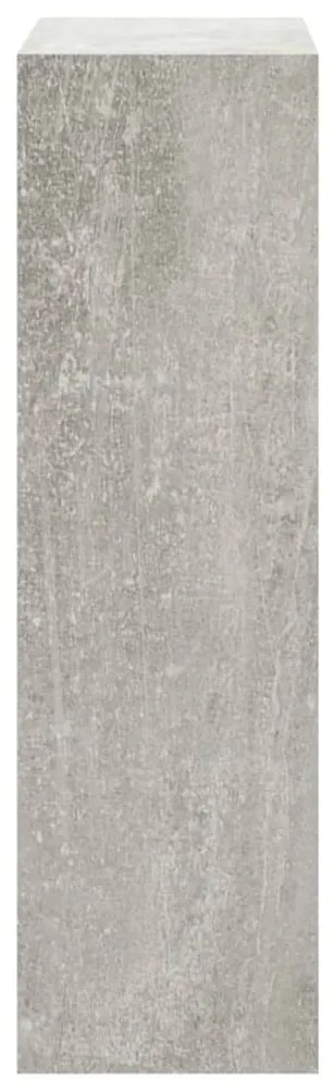 Sapateira 63x24x81 cm derivados de madeira cinzento cimento
