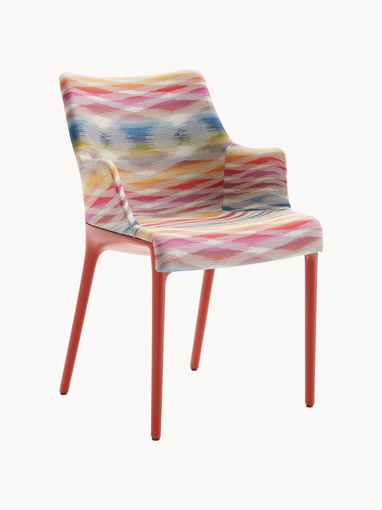 Cadeira de jantar com apoio de braços Eleganza Missoni