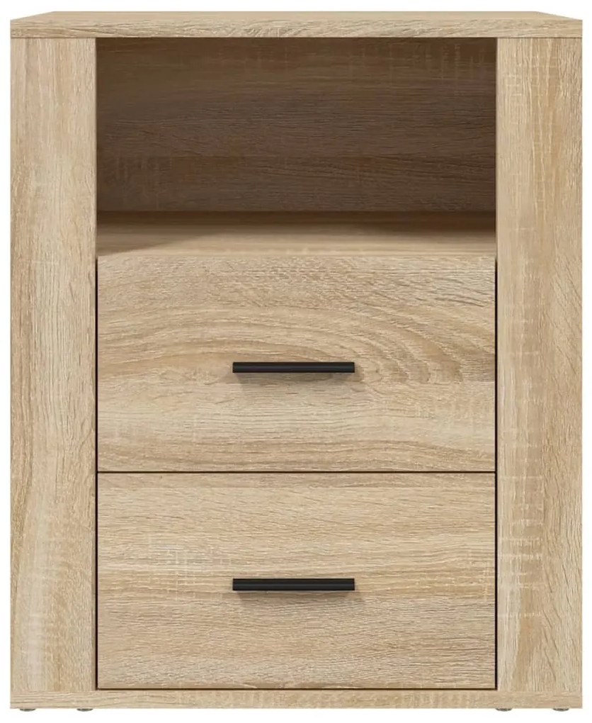 Mesa de cabeceira 50x36x60 cm derivados madeira carvalho sonoma