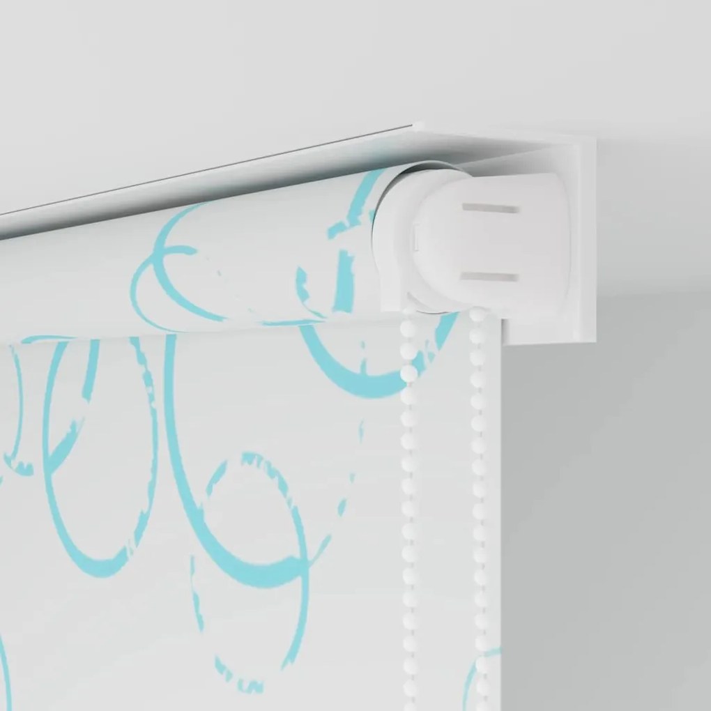 Estore de rolo para o duche 80x240 cm bolhas