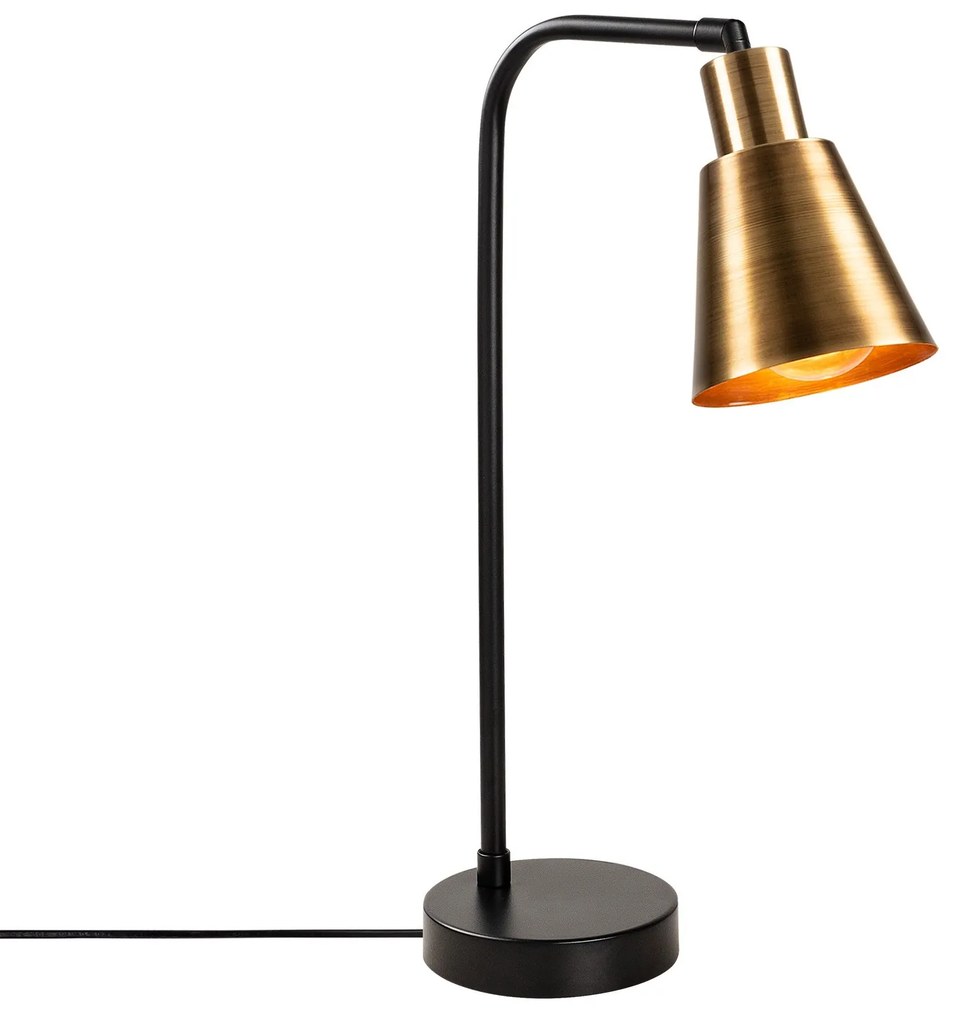 Candeeiro de Mesa Emek – Preto – 28 x 17 cm