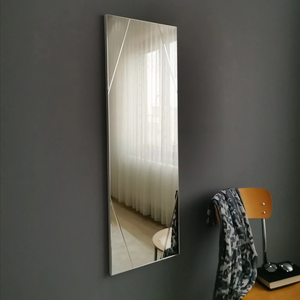 Espelho A320D – Prateado – 35 cm x 105 cm
