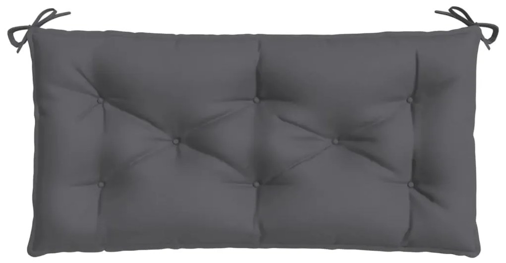 Almofadão p/ banco de jardim 100x50x7cm tecido oxford antracite