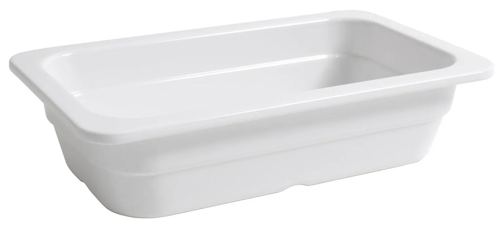 Gn1/4 Container Melamina Branco 26.5X16.2X6.5cm