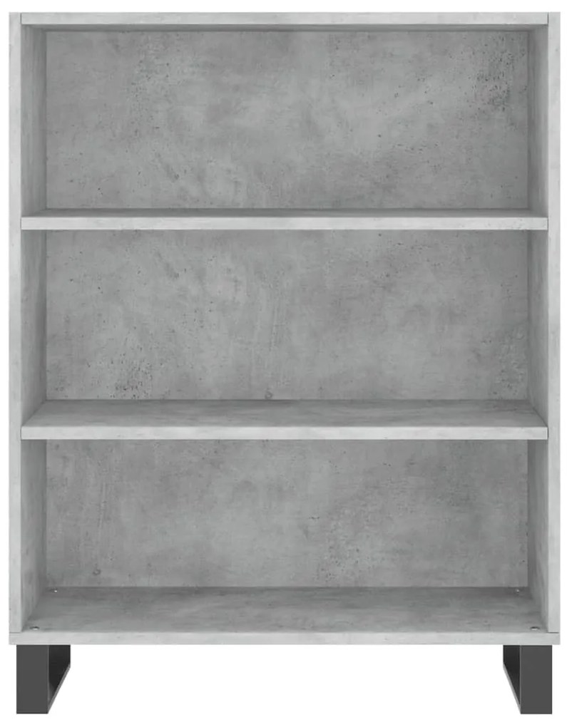 Armário alto 69,5x34x180 cm derivados de madeira cinza cimento