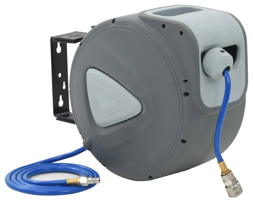 vidaXL Enrolador automático de mangueira para ar comprimido 1/4" 20 m