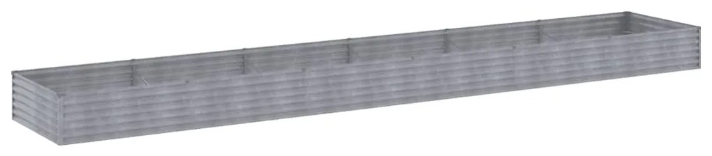 Canteiro elevado de jardim 579x100x36 cm aço corten