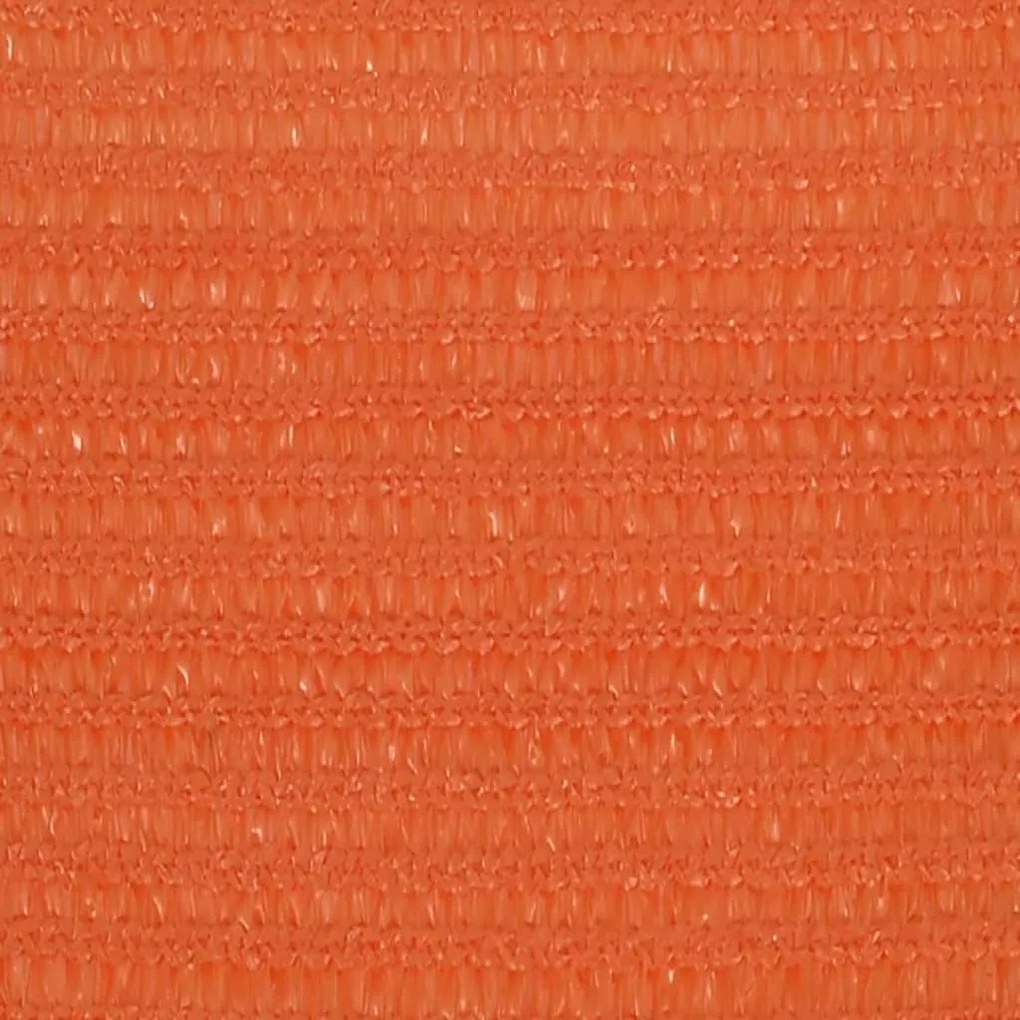 Para-sol estilo vela 160 g/m² 4x4x4m PEAD laranja