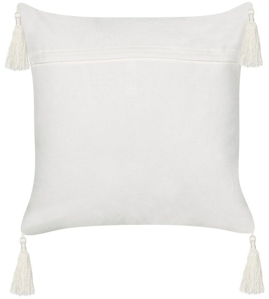 Conjunto de 2 almofadas decorativas com motivo de palmeira em algodão multicolor 45 x 45 cm MELOBESIA Beliani