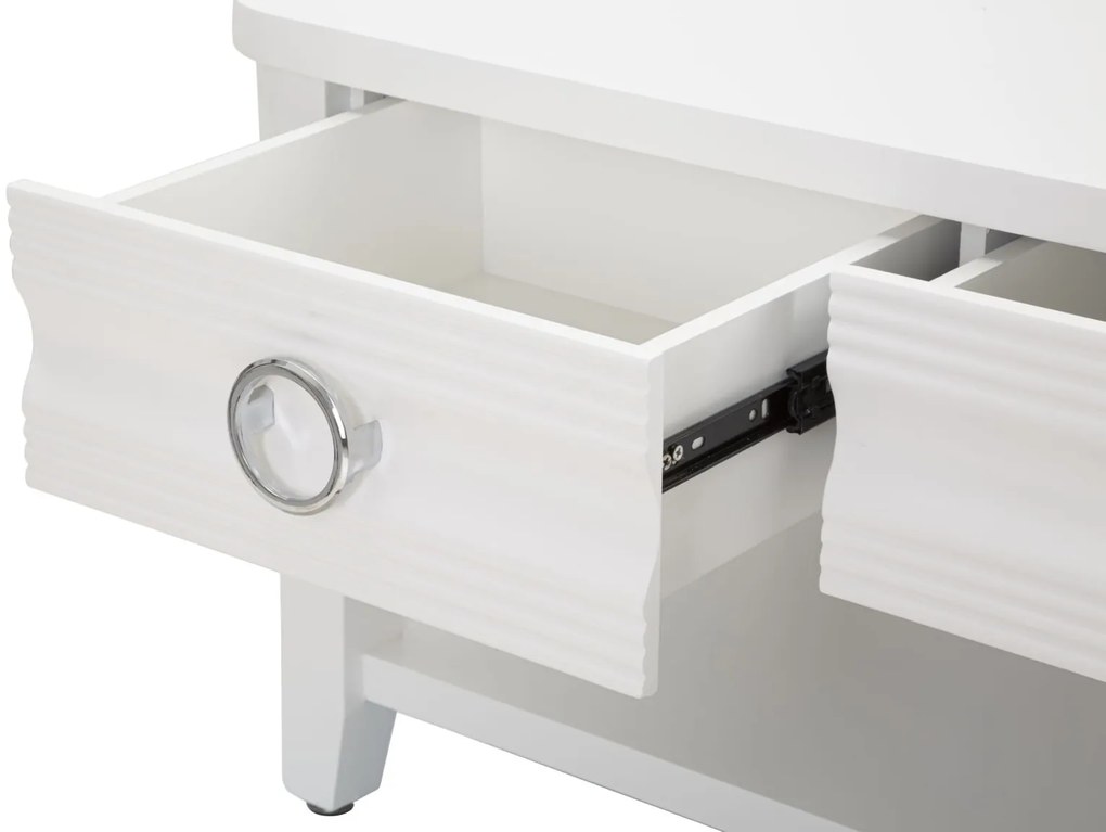 MESA DE CENTRO SHINE 90X60X47 CM BRANCA