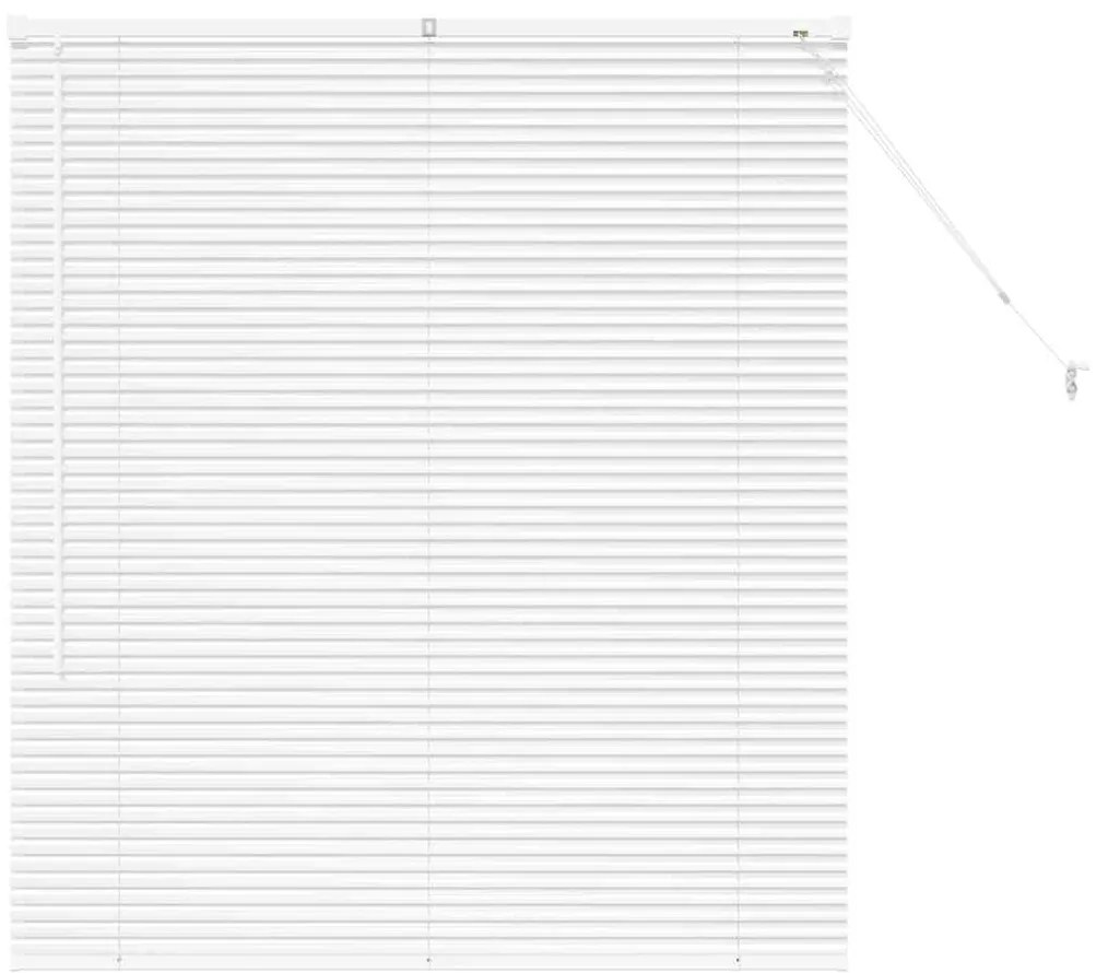 Persiana de Janela com cortinas Outros Manual Branco 80 x 130 cm Alumí