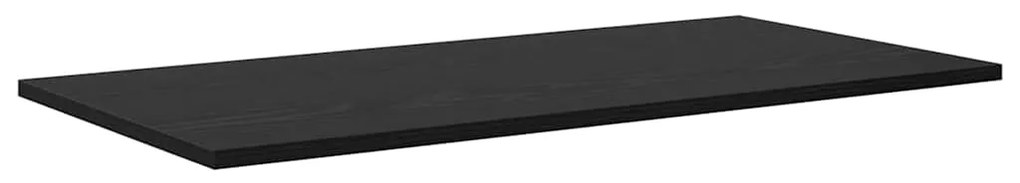 Prancha de Estante para Livros 4 pcs Preto 100 x 40 x 1.5cm
