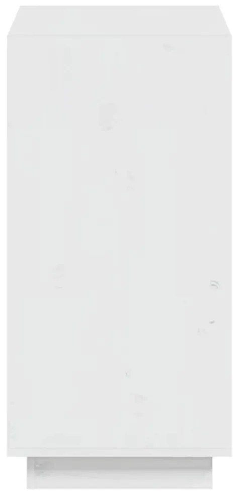Estante madeira de pinho maciça 60x35x71 cm branco