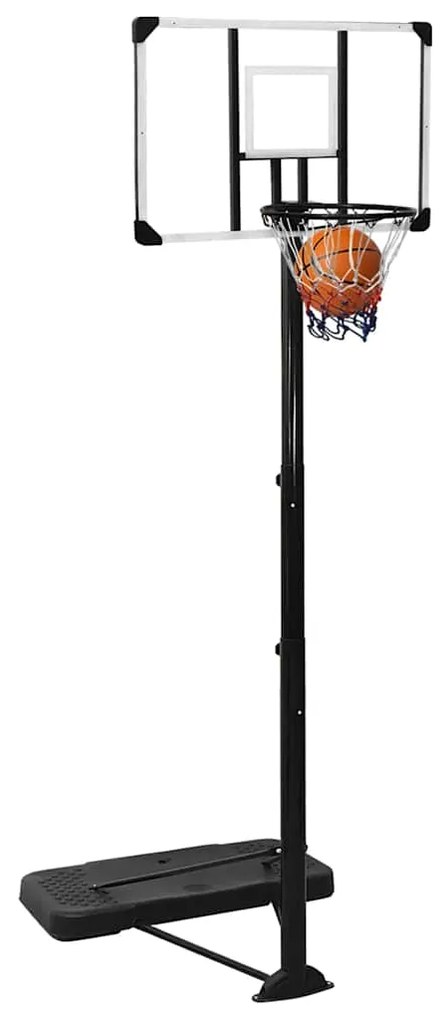 Tabela de basquetebol 256-361 cm policarbonato transparente