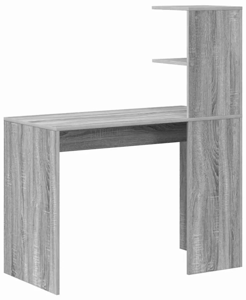 Mesa de Escrita Cinzenta Cinzento Sonoma Aglomerado de partículas