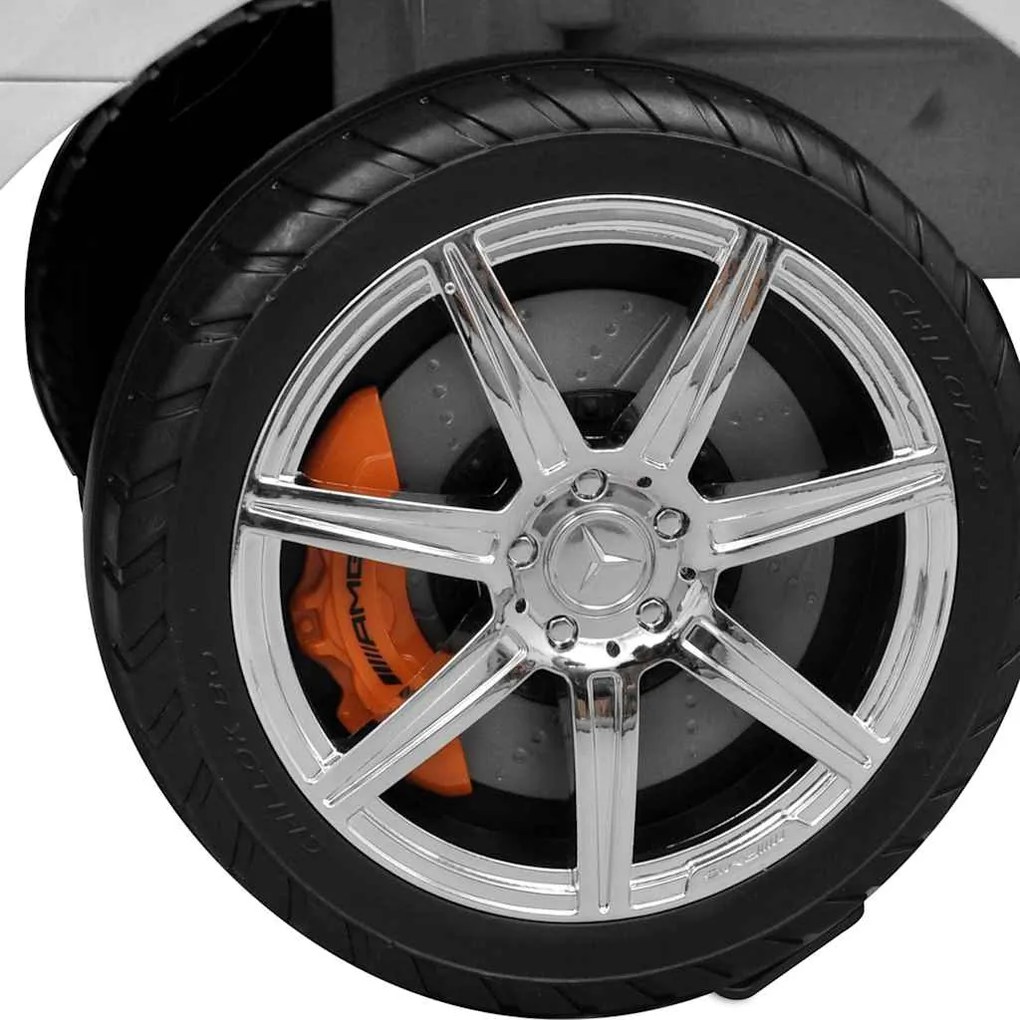 Carro para crianças a pedais branco