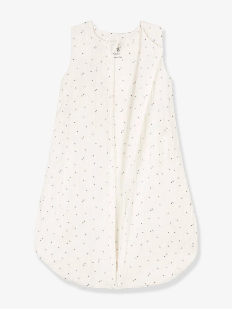 Saco de bebé em algodão bio, da Petit Bateau branco